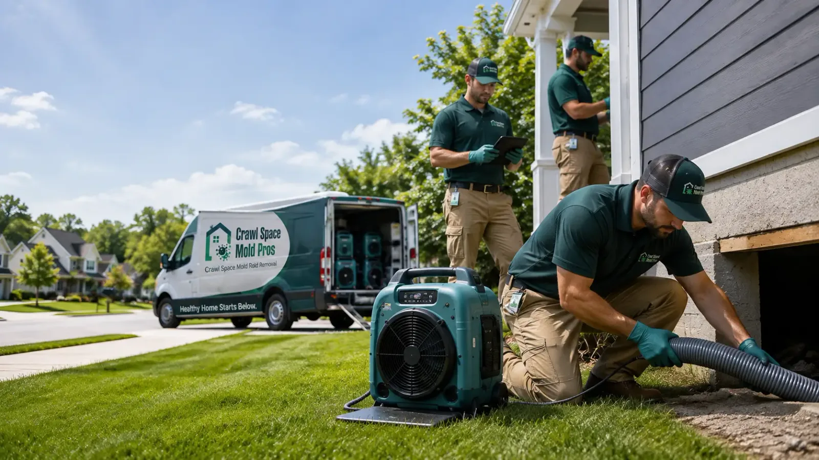 Crawl Space Mold Removal in Hill, NH